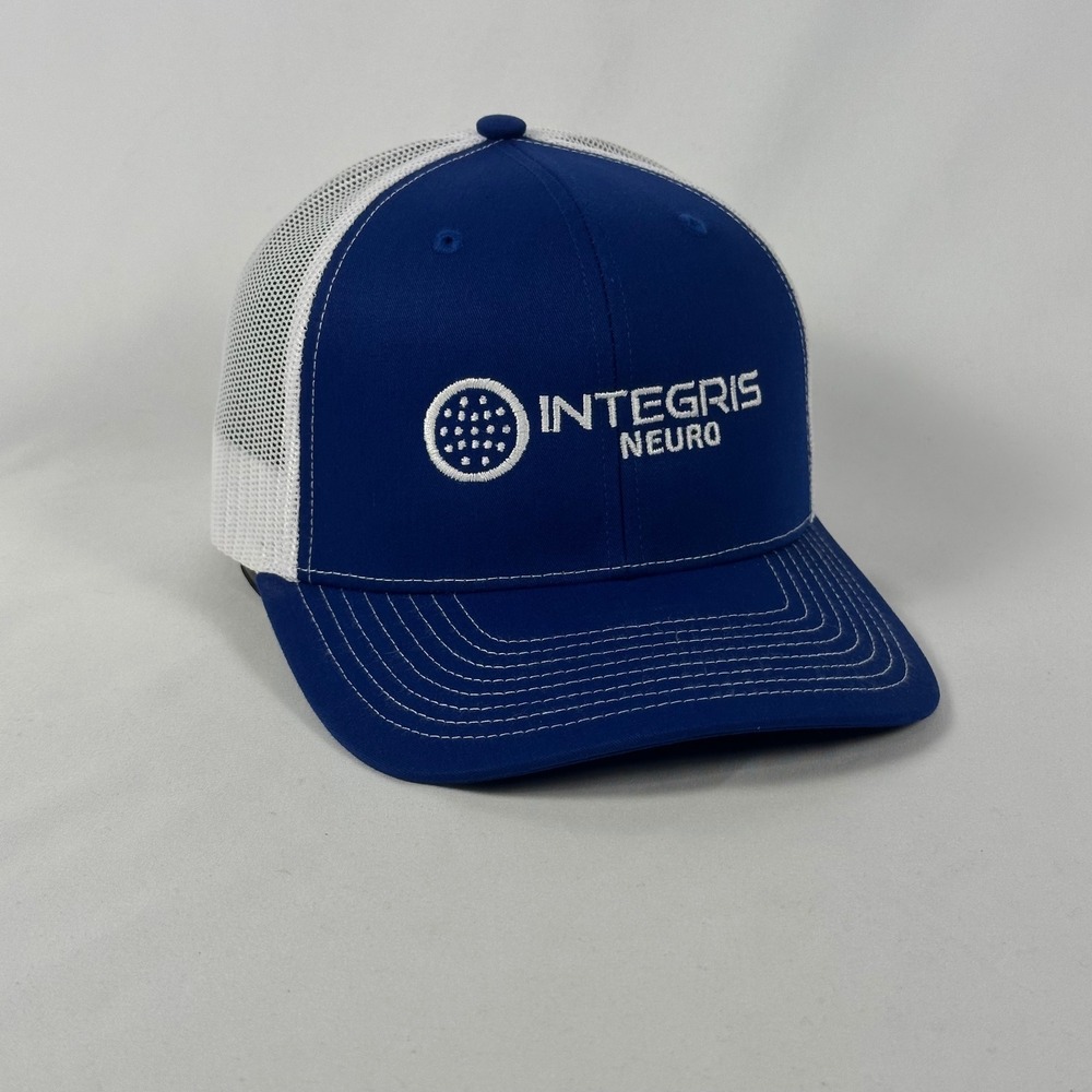 Integris Neuro Richardson Trucker Hat Mens OSFA Blue White Snapback Style 112